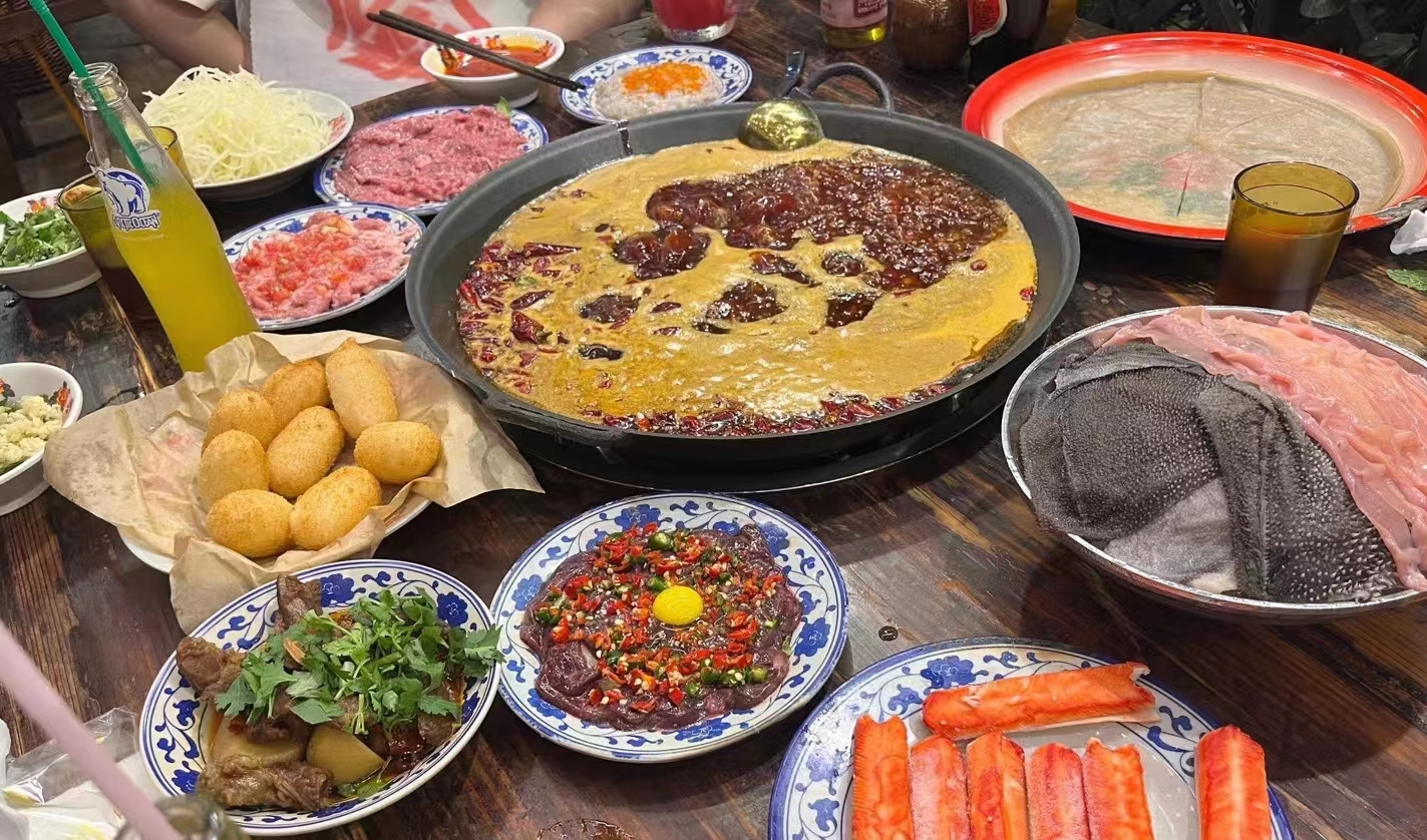 第一次吃饭!